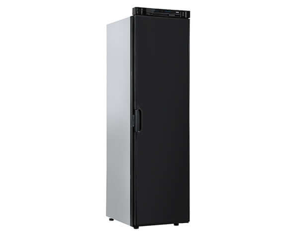 Thetford T2152C Compressor Fridge - 152L in a sleek black finish, designed for compact camper use.
