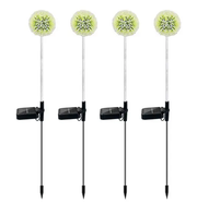 Solar Garden Lights Garden Ornaments Outdoor Dandelion 4PCS by salelink.co.nz