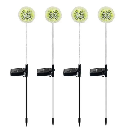 Solar Garden Lights Garden Ornaments Outdoor Dandelion 4PCS by salelink.co.nz
