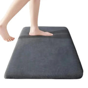 Thick Absorbent Bathroom Mat – Non-Slip Solid Colour Floor & Door Mat (5 colours available) by Habicare