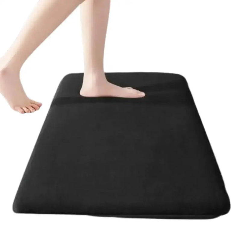 Thick Absorbent Bathroom Mat – Non-Slip Solid Colour Floor & Door Mat (5 colours available) by Habicare