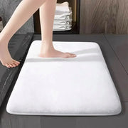 Thick Absorbent Bathroom Mat – Non-Slip Solid Colour Floor & Door Mat (5 colours available) by Habicare