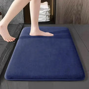 Thick Absorbent Bathroom Mat – Non-Slip Solid Colour Floor & Door Mat (5 colours available) by Habicare