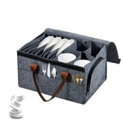 Thick Felt Board Dish & Cup Storage Rack for RV by Habicare