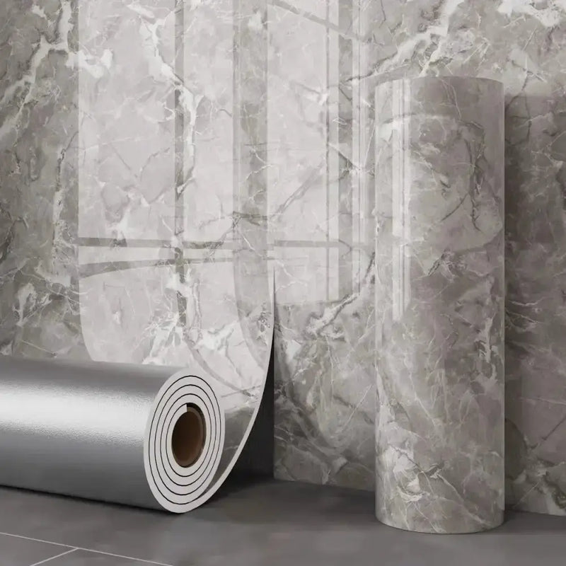 Thick Foam Marble Peel & Stick Wallpaper (available in 8 designs) by Habicare