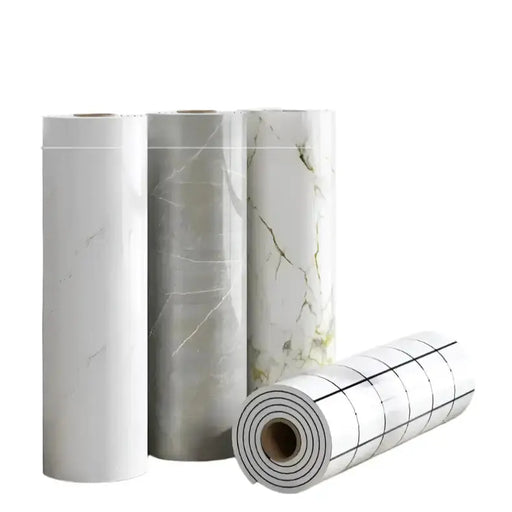 Thick Foam Marble Peel & Stick Wallpaper (available in 8 designs) by Habicare