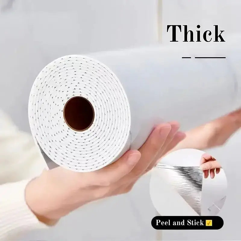 Thick Foam Marble Peel & Stick Wallpaper (available in 8 designs) by Habicare