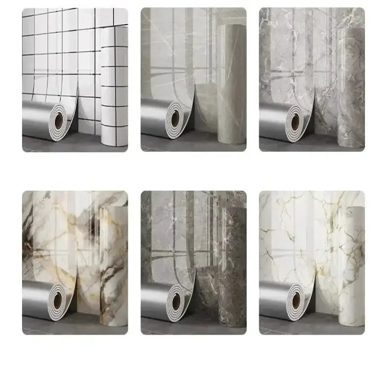 Thick Foam Marble Peel & Stick Wallpaper (available in 8 designs) by Habicare