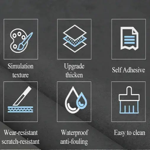 Thick Waterproof PVC Floor Stickers (40cm) (4 designs available) by Habicare