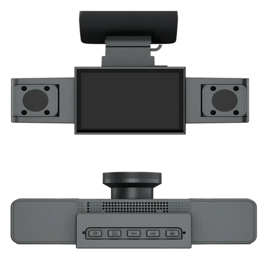 Three-Lens Car Camera with 24H Parking Monitor by Habicare