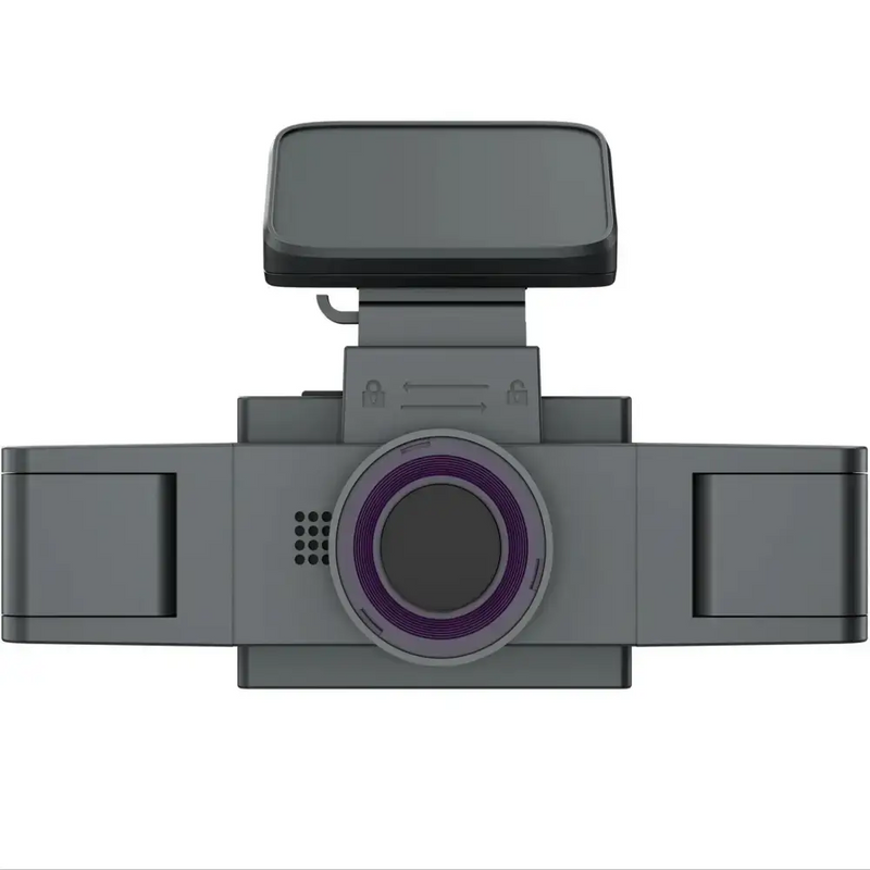Three-Lens Car Camera with 24H Parking Monitor by Habicare