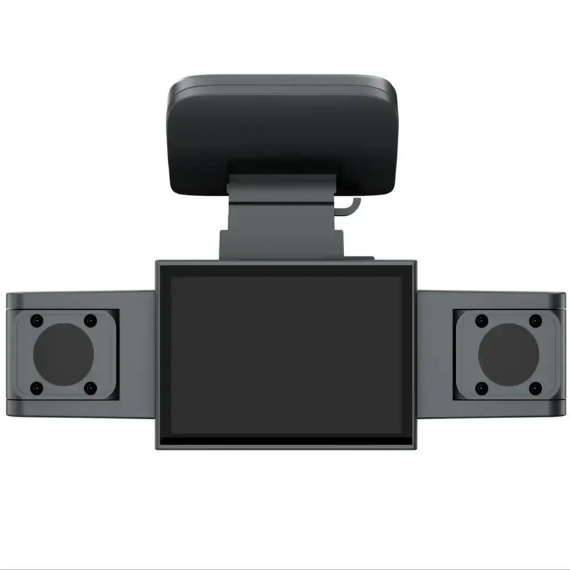 Three-Lens Car Camera with 24H Parking Monitor by Habicare