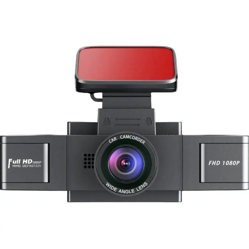 Three-Lens Car Camera with 24H Parking Monitor by Habicare