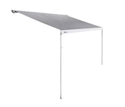 Thule 6300 White Roof Mount Awning Mystic Grey - 3.50m, featuring a sleek design and durable support structure.