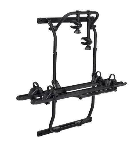 Thule Elite Van XT - Black Sprinter Crafter bike rack design for easy installation and bike loading.