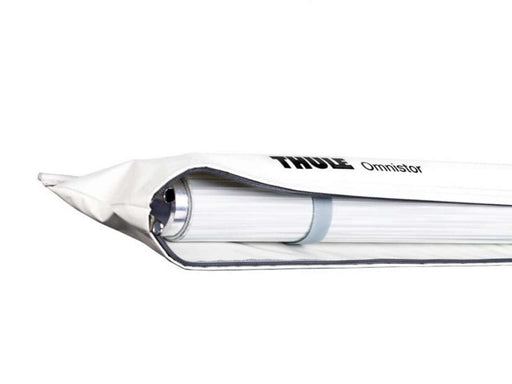 Thule 1200 Caravan Bag Awning - 2.60m close-up showcasing fabric details for easy installation.