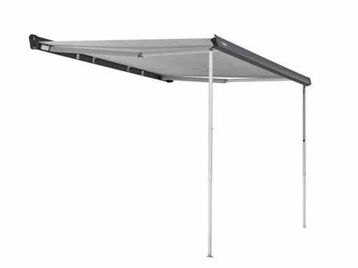 Thule 6300 Anthracite Roof Mount Awning Mystic Grey - 3.50m extended, showcasing protection from sun and rain.
