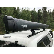 Thule 6300 Anthracite Roof Mount Awning Mystic Grey - 3.75m installed on vehicle roof