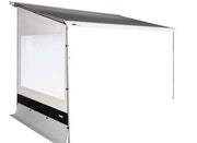 Thule Rain Blocker G2 Side Privacy Panel – For Thule 9200 Awnings providing wind and rain protection for outdoor spaces.