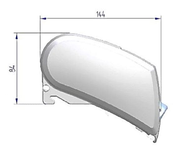 Thule Roof Awnings Thule 6300 Anthracite Roof Mount Awning Mystic Grey - 3.25m