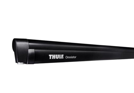 Thule 5102 Anthracite Awning For VW T5/6 - 2.6m close-up of Omnistore awning black canopy detailing