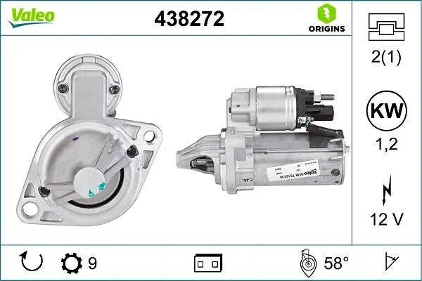 VALEO Starter 438272F02/F18/F30/F31/F10/F11 OE 12417616502 by JBH AUTO PARTS