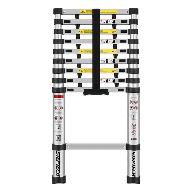 Ladder Telescopic Aluminium Extension Ladder 2.9m by Kiwi Grab