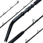 Tica Kazumi 24kg-37kg Game 5’6 Rod showcasing the durable E glass and graphite construction.