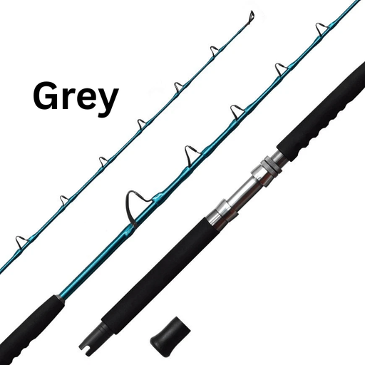 Tica Magma 6031 (Grey) Braid Rod 50LB showcasing its durable construction and sleek grey finish.