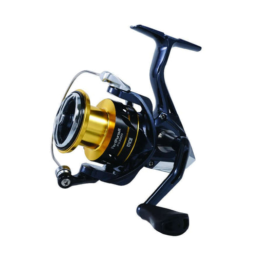 Tica PerfPursuit PS4000 fishing reel with gold spool and lightweight design for enhanced performance.