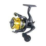Tica Tempest TT2500 8RRB Plus 1RB Spin Reel showcasing its waterproof aluminium design.