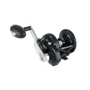 Tica Oxean OX10 Lever Drag Reel with corrosion-resistant graphite frame and dual carbon drag plates.