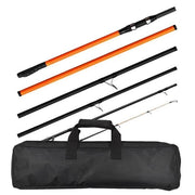 Tica Galant 1466 100-220g 6pc Surf Rod w/Case - In Store, featuring multiple rod segments and a carrying case.
