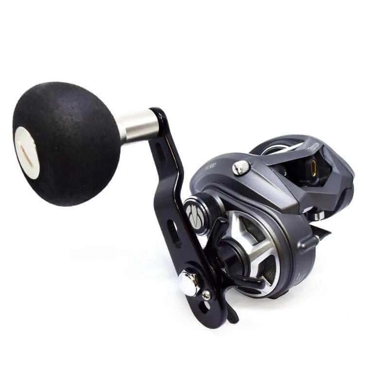 Tica TitanClaw TC300 6.1:1 RH Baitcast Reel designed for high-speed saltwater fishing.