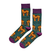 Save the Tigers Bamboo Socks by Barekind NZ