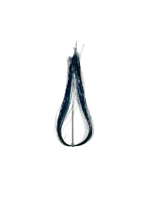 Tinsel Flash Tying Material strands designed for attracting fish in deep, murky waters and low light conditions.