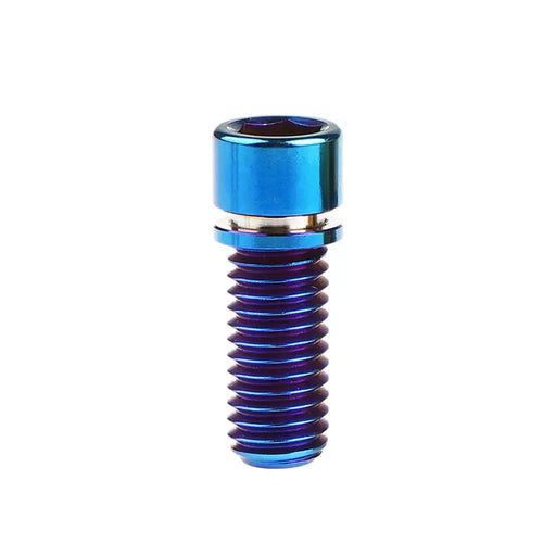 Titanium M7 / M8 in 20mm / 25mm options Allenkey Bolts with Washers for Motorcycles, E-Scooters & more (6 colours available) by Habicare