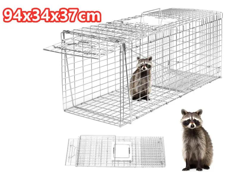 94 x 34 x 37cm Animal Trap Live Catch Possum Fox Rat by salelink.co.nz