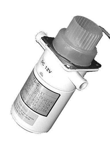 TMC Toilet Replacement pump Complete - 12V for 25mm hoses, product code 8309A, replacement pump for electric toilets.