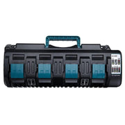 DC18SF 18V Lithium-Ion Rapid Optimum 4-Port Charger for Makita Lithium Battery by salelink.co.nz