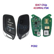 Habicare 433MHz ID47 Smart Remote Key for MG4, MG5, MG6, ZS, HS, ZX & GT 433MHz ID47 Smart Remote Key for MG4, MG5, MG6, ZS, HS, ZX & GT