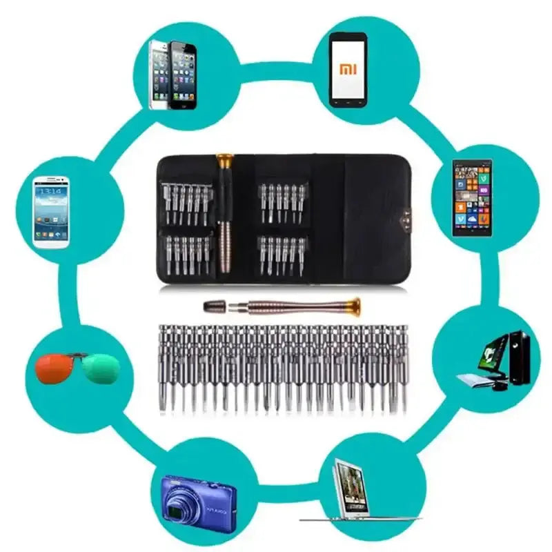Torx Precision Screwdriver Set (25-in-1) by Habicare