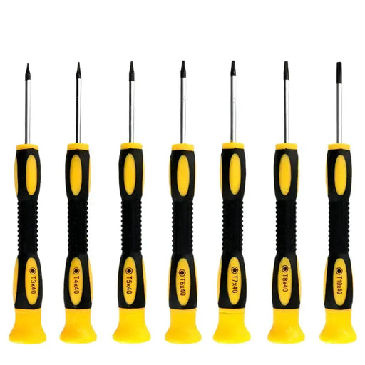 Torx Screwdriver Bit Set (1/7pcs) – T3–T10 (8 different types available) by Habicare
