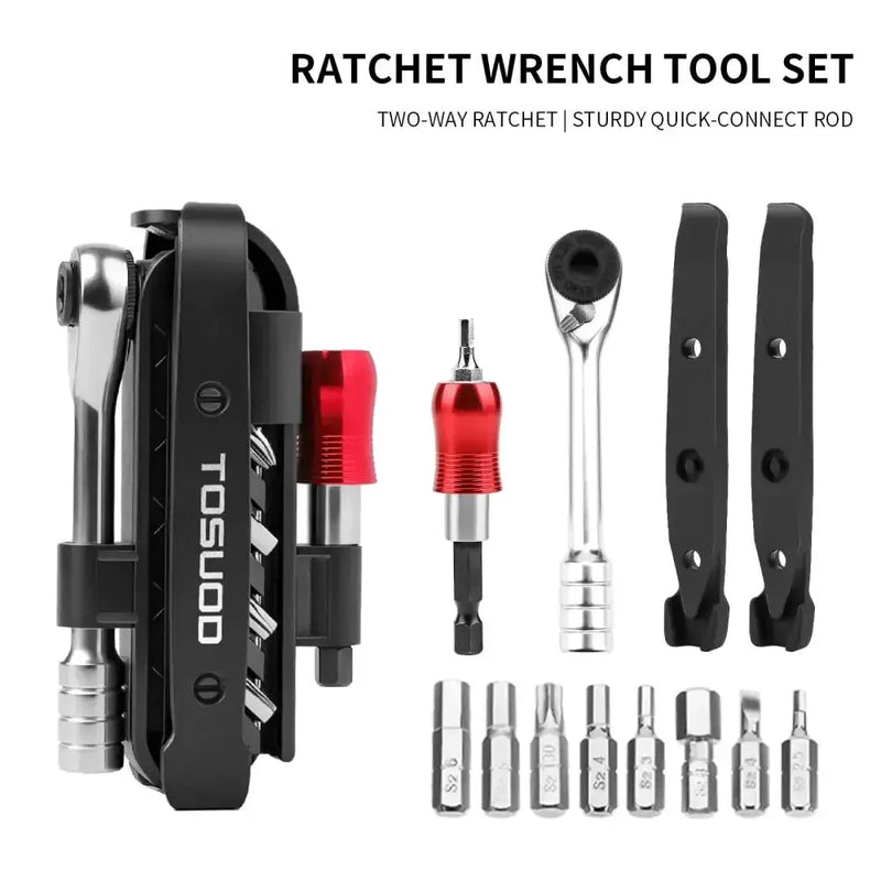 Habicare 1/4" Two-Way Mini Ratchet Wrench Set with Quick-Connect Rods & S2 Bits 1/4" Two-Way Mini Ratchet Wrench Set with Quick-Connect Rods & S2 Bits