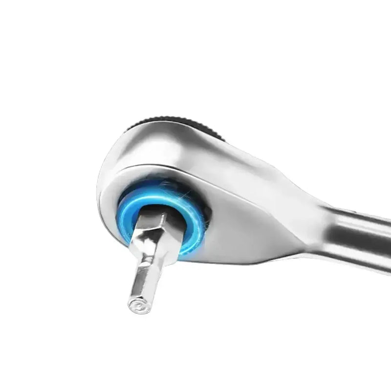 Habicare 1/4" Two-Way Mini Ratchet Wrench Set with Quick-Connect Rods & S2 Bits 1/4" Two-Way Mini Ratchet Wrench Set with Quick-Connect Rods & S2 Bits