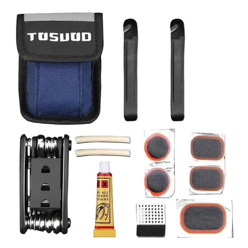 Habicare Multifunctional Bicycle Repair Tool Kit with Pump Multifunctional Bicycle Repair Tool Kit with Pump