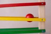 Track a ball rack - QToys | Wooden Toy NZ by Curious Moonbeam