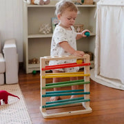Track a ball rack - QToys | Wooden Toy NZ by Curious Moonbeam