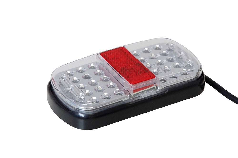 Submersible LED Tail Light Left Hand 30cm cable - Action Outdoors Kiwi