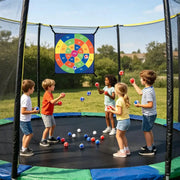 Trampoline Dart Board Game Set with Velcro Balls by Habicare